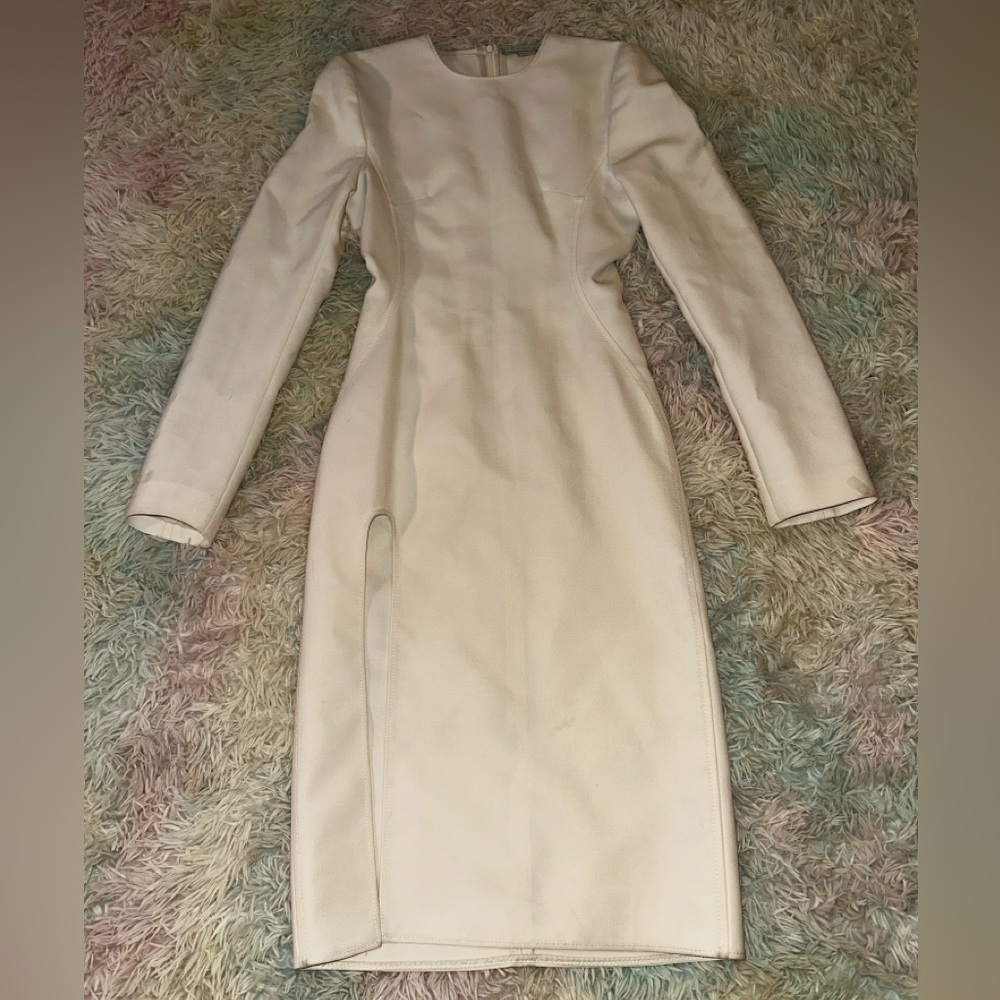 STELLA MCCARTNEY Wool Midi Dress Size 36 - Picture 6 of 16